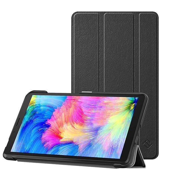 Fintie Lightweight Slim Shell Stand Case for Lenovo Tab M7 7 Inch All Models TB-7305F 7305L 7305X Black