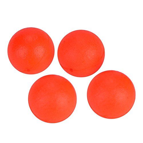 100Pcs Fishing Lure Float Balls - EPS Foam Bobbers for Top Strike Indicators & Tackle (4# 18mm)