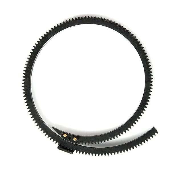 FocusFoto Flexible Gear Belt Ring for Follow Focus 46mm to 110mm Compatible with FOTGA DP500II DP500IIS DP500III JTZ DP30 Black