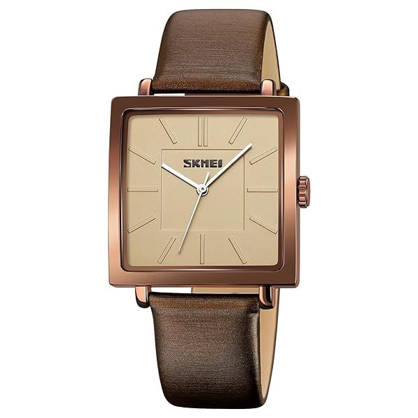 Fogitbok Waterproof Leather Watches for Women Stylish Quartz Wrist Watch for Small Wrists Thin Design Perfect for Everyday Wear