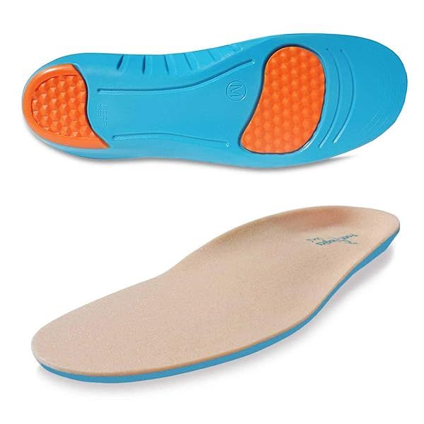 Footlogics Full Length Soft Orthotic Shoe Insoles Gentle Arch Support for Arthritis and Sensitive Feet Sensi Pair S