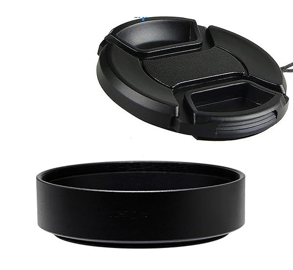 Fotasy 62mm Lens Hood for Canon, Nikon, Fuji, Sony & More - Screw-in Shade for Enhanced Photography