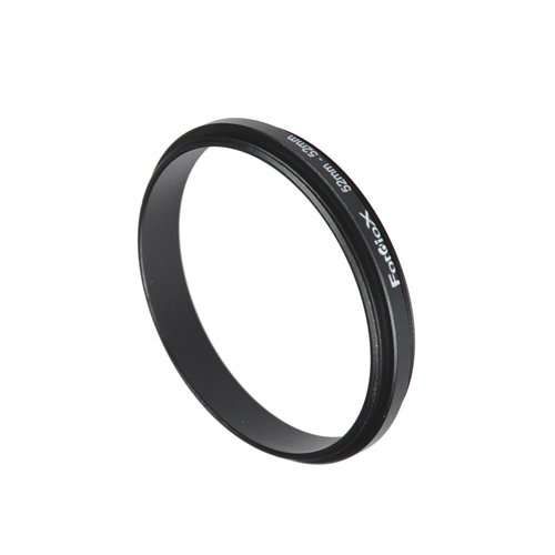 Fotodiox 52mm Macro Close-Up Reverse Ring for Nikon, Canon, Sony & More - Anodized Black Metal