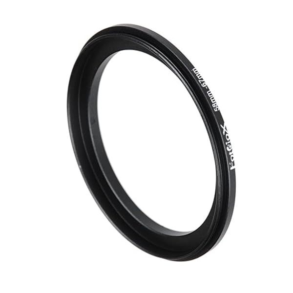 Fotodiox 58-67mm Macro Close-Up Reverse Ring for Nikon, Canon, Sony & More - Anodized Black Metal