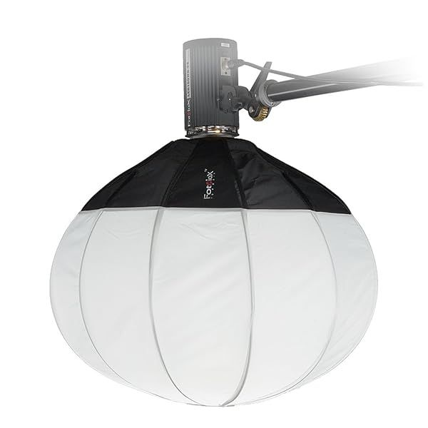 Fotodiox 26in Lantern Softbox Collapsible Globe with Bowens Speedring for Bowens Interfit and Compatible Lights