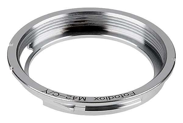 Fotodiox M42 to Contax Yashica Lens Adapter for 167MT, RTS II, III & Yashica FX-3 2000 - Enhance Your Photography