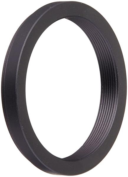 Fotodiox 43mm to 37mm Metal Step Down Ring - Anodized Black for Superior Durability