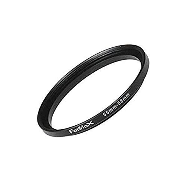 Fotodiox Metal Step Up Ring, Anodized Black Metal 55mm-58mm, 55-58 mm