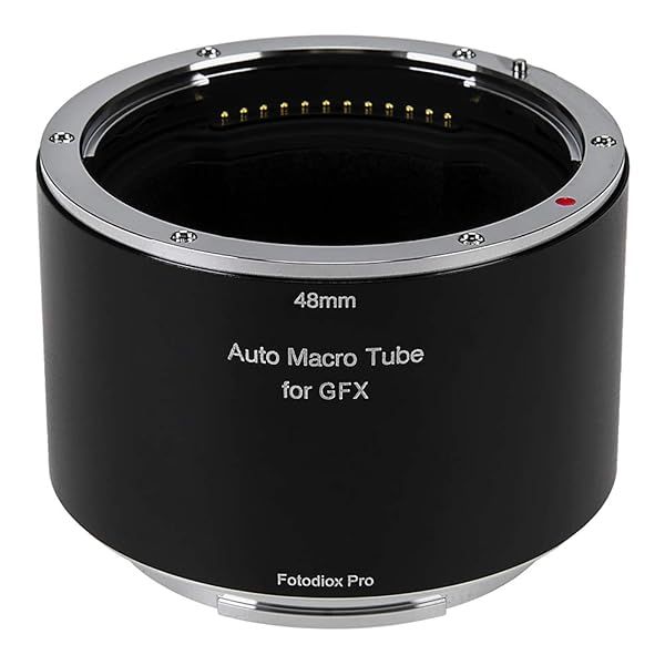 Fotodiox Pro 48mm Macro Extension Tube for Fuji G-Mount GFX - Perfect for Extreme Close-Up Photography