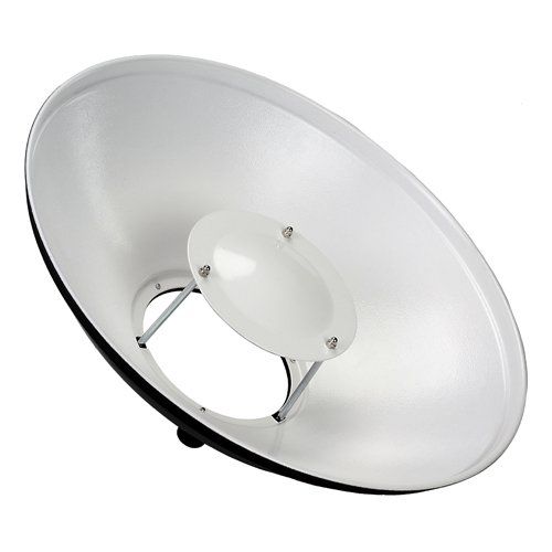 Fotodiox Pro 16 Inch Beauty Dish for Elinchrom Monolights and Strobe Flash Lights Ideal for Professional Photography