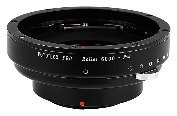 Fotodiox Pro IRIS Lens Mount Adapter: Rollei 6000 to Nikon F-Mount Compatibility