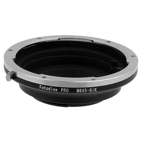 Fotodiox Pro Lens Mount Adapter: Mamiya 645 MF to Nikon F-Mount Compatibility