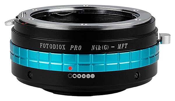 Fotodiox Pro Nikon G Lens to MFT Adapter: De-Clicked Aperture for Micro 4/3 Cameras