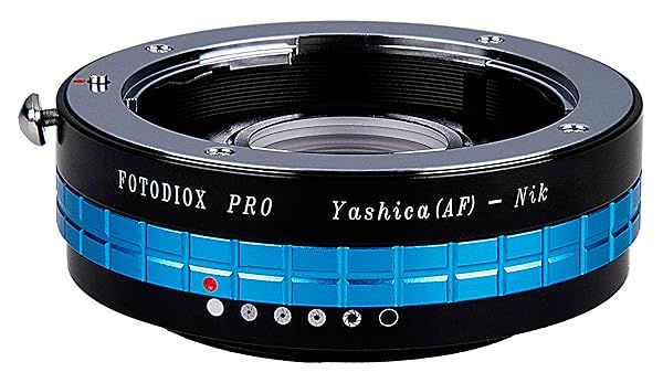 Fotodiox Pro Lens Mount Adapter for Yashica 230AF to Nikon DSLR - Aperture Control & Focus Correction