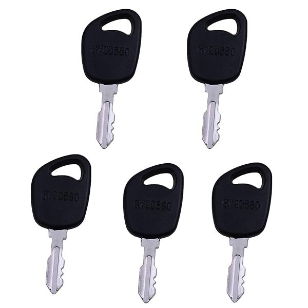 FridayParts 5Pcs Ignition Keys GY20680 AM131946 AM135345 for John Deere Cub Cadet Murray MTD Replacement Keys