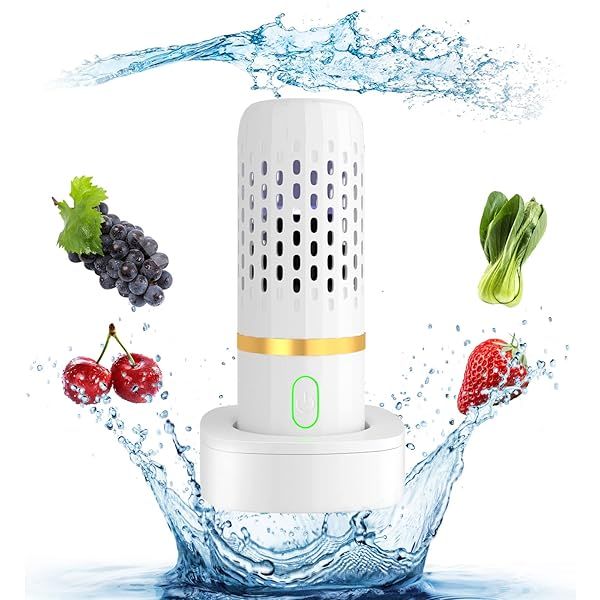 Fruit and Vegetable Washing Machine Quick Clean Device 4400 Mah Efficient Purifier for Fresh Produce in 10 Minutes
