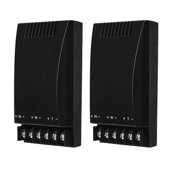 Car Stereo Crossover 2 Way 100W Output 12V Audio Crossover for Vehicle Speaker System 2Pcs