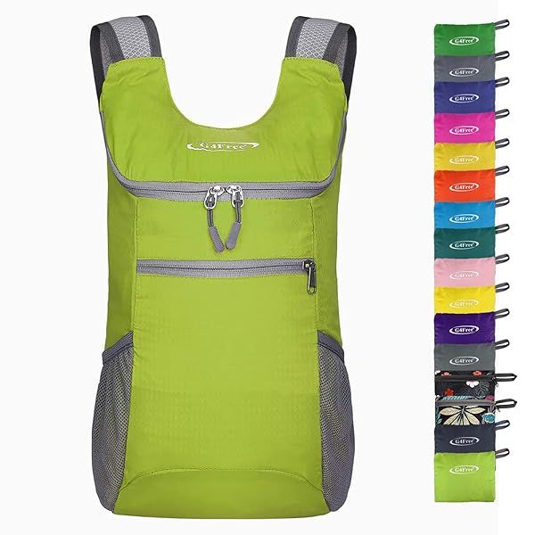 G4Free Lightweight Packable Hiking Backpack for Men and Women Small Daypack Foldable Outdoor Bag 11L