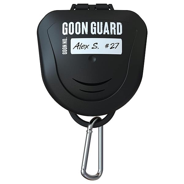 GAME ON Custom Ventilated Protective Mouth Guard Case - Black