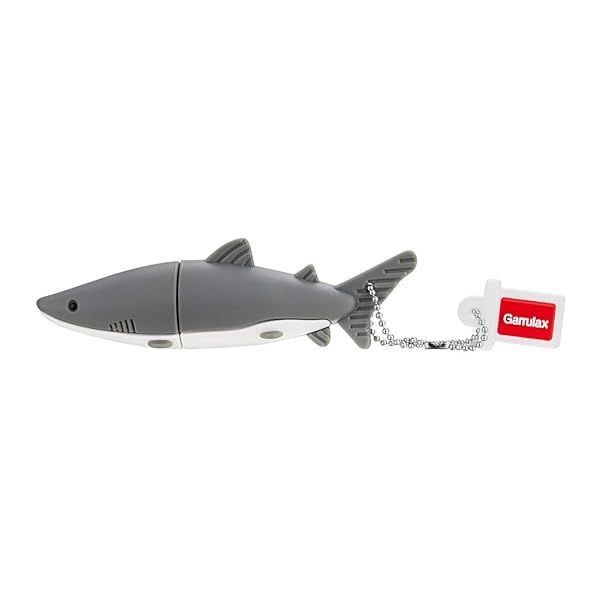GARRULAX Shark USB Flash Drive 64GB Cute Shape Memory Stick for Kids Students and More