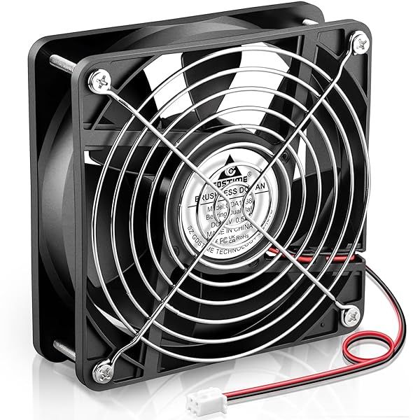 GDSTIME 12V 1238 Cooling Fan 120mm x 38mm 3000RPM Dual Ball Bearings DC Brushless Fan for Efficient Cooling Solutions