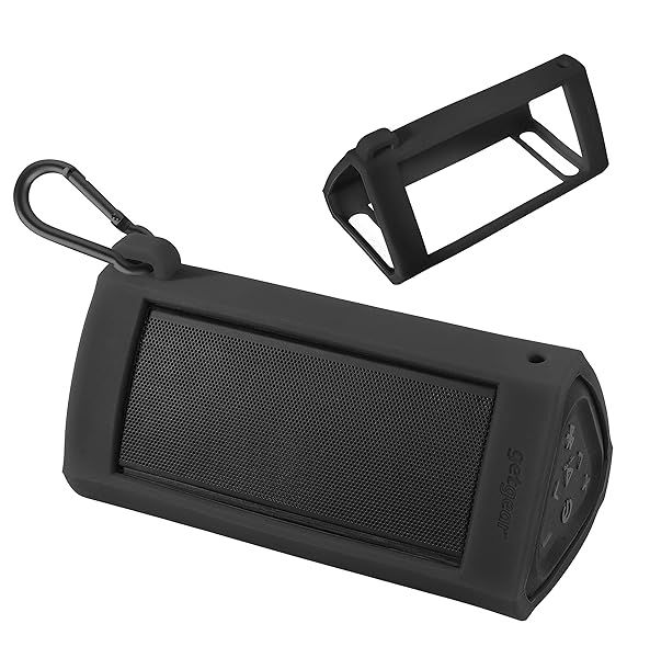 GETGEAR Silicone Cover for Angle 3 Ultra Bluetooth Portable Speaker Black Durable Protection and Stylish Design