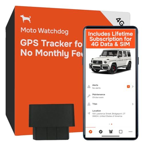 GPS Tracker for Vehicles No Monthly Fee 4G SIM Included Business Fleets Speeding Alerts Trip History Mileage Tracking Geofence OBD USA Developed