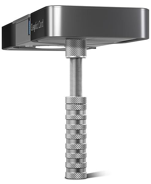 GPU Support Bracket 2.75-4.52 Inch Non-Slip GPU Holder Prevents Graphics Card Sag Silver