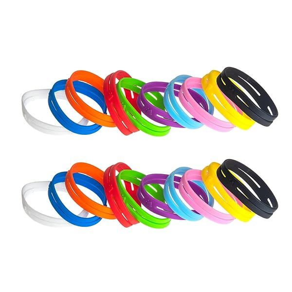"GRIFITI Band Joes X Cross Style 4" Elastic Rubber Bands - 20 Pack for Cooking, Office, Puzzles & Games - Strong & Colorful!"