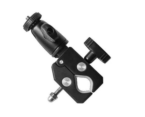 Grifiti Nootle Heavy Duty Bike Bar Clamp Full Metal for Cameras and Phone Mounts 1/4 20 Threaded