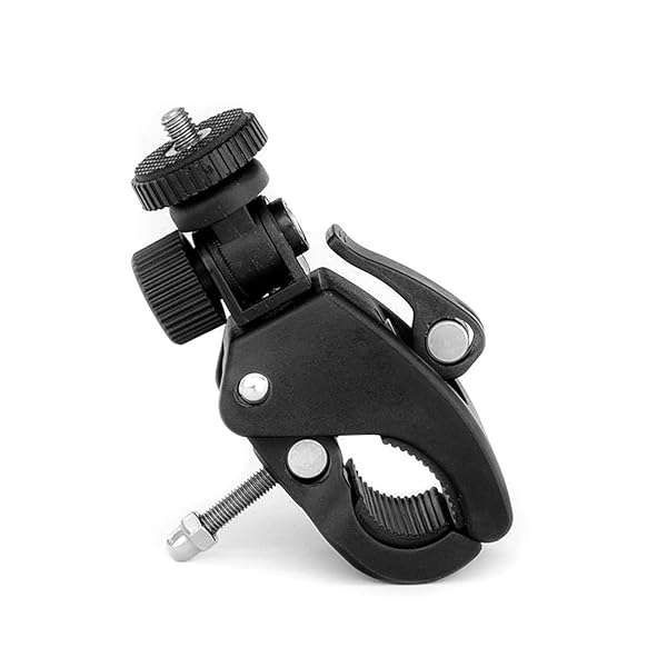 GRIFITI Nootle Quick Release Pipe Clamp: Versatile Mount for Cameras, Microphones & Bikes - 1/4-20 Threaded Ball Bracket