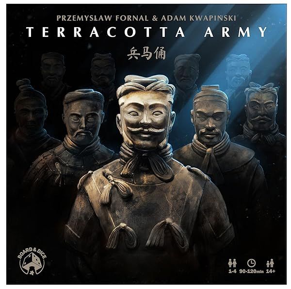 GTS Distribution Terracotta Army Strategy Ancient Empire Board Game for Ages 14 and Up 1 to 4 Players 90 to 120 Minutes
