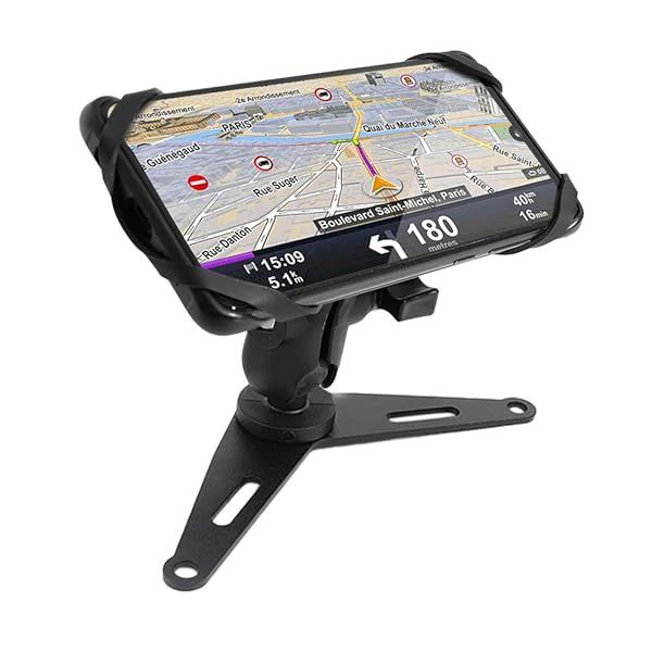 GUAIMI Motorcycle Magnetic Phone Mount Holder for Kawasaki Ninja 400 2018 to 2020 Handlebar Attachment Bracket