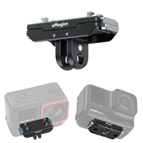 Gaekol Ace Pro Quick Release Mount: Snap-On Magnetic & 1/4 Thread for Insta360 Ace Pro 2/Ace - Ultimate Compatibility!