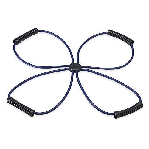 Gaiam Pilates Coreplus Reformer Kit: Total Body Resistance Band Workout with Comfort Grips & Digital Guide