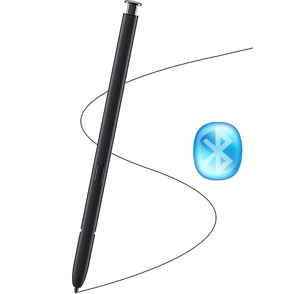 Galaxy S22 Ultra Stylus Pen withBluetooth Replacement for Samsung Galaxy S22 Ultra 5G S Pen SM-S908 Stylus Pen Remote Control S22 Ultra S Pen (Black)