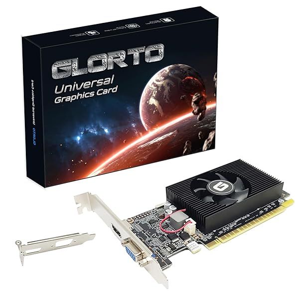 GeForce GT 610 2G DDR3 Low Profile Graphics Card PCI Express HDMI VGA Entry Level GPU for PC SFF HTPC Compatible with Windows 11