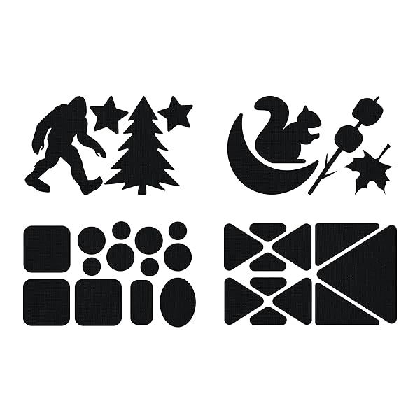 "Repair Your Gear with Gear Aid Tenacious Tape Patches - Black Nylon, 3"x20" for Jackets & Camping"