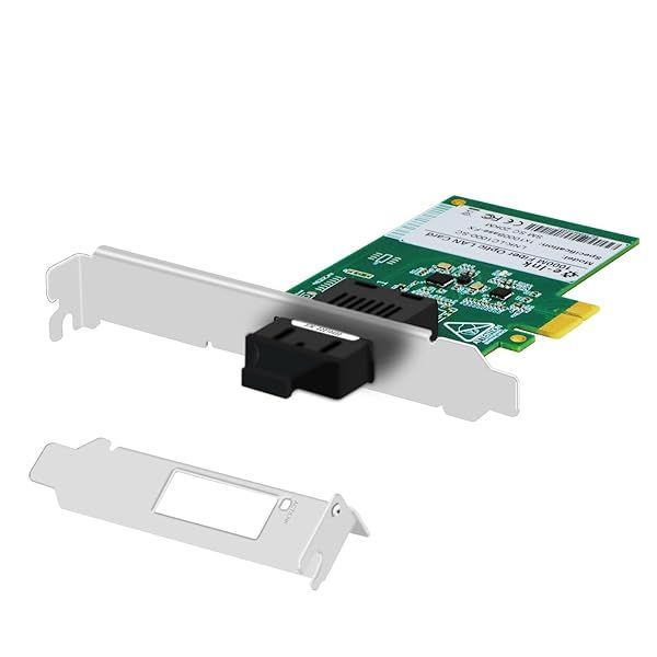 Gigabit Fiber Network Card 1000Mbps PCI Express Ethernet Adapter for Windows Server Linux Vista 20KM Duplex Fiber SMF