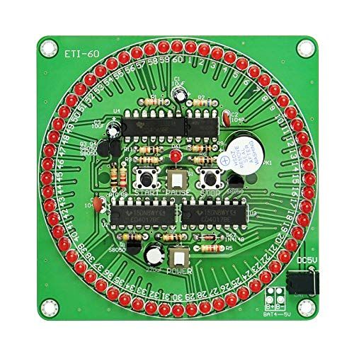 DIY Gikfun 60s Electronic Timer Kit for Arduino - Soldering Practice with 61 Red LEDs EK1904