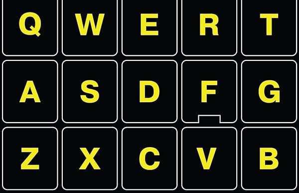 Glowing Reflective Fluorescent Keyboard Stickers for US Lettering - Enhance Your Typing Experience!