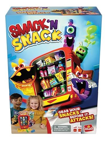 Goliath Smack 'N Snack Game: Fun Vending Machine Challenge for Kids Ages 4+ | 2-4 Players