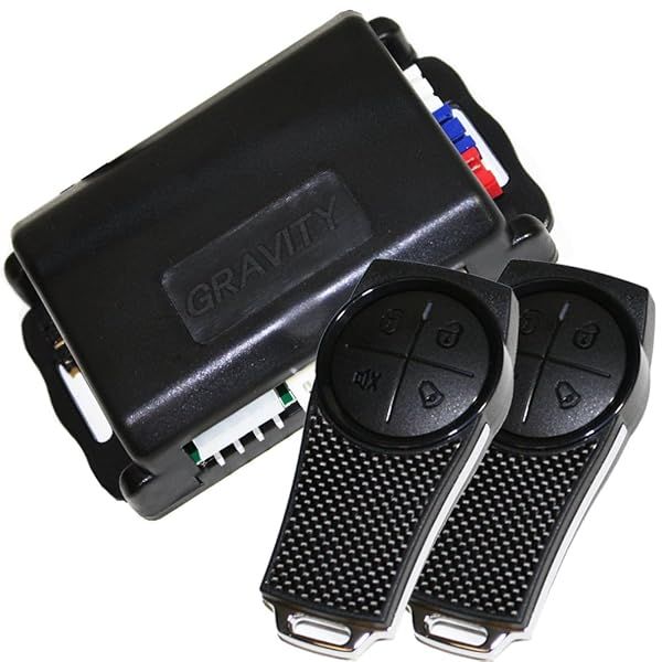 Gravity Car Alarm and Keyless Entry System with External Shock Sensor G2SX for Enhanced Vehicle Security