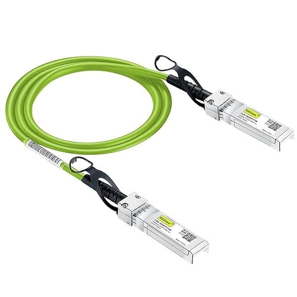 Green 10G SFP+ DAC Cable Twinax for Cisco Meraki Ubiquiti D-Link Fortinet Supermicro Netgear 1 Meter 3.3ft