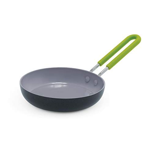 "GreenPan Mini 5" Square Egg Pan - Healthy Ceramic Nonstick, PFAS-Free, Dishwasher Safe, Stay Cool Handle"