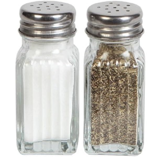 Greenbrier 2-ct. Glass Salt and Pepper Shakers Set - Stylish Kitchen Essential