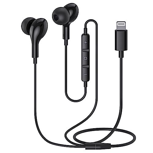 Buy Guguearth Lightning Headphones for iPhone - MFi Certified Magnetic Earbuds with Mic for iPhone 14, 13, 12, 11 Pro Max & More