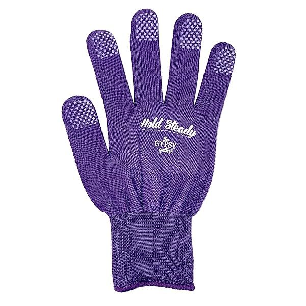 Gypsy Quilter Hold Steady Machine Gloves - One Size, Purple Notions for Quilting