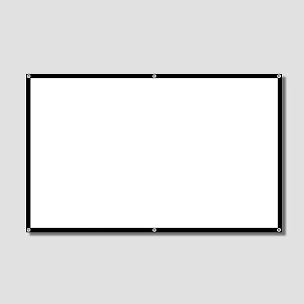 84-Inch HD Projector Screen - Portable 16:9 Foldable Movie Screen for Home, Office & Classroom