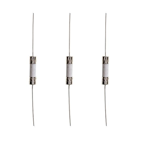 HUABAN 10 Pieces 20A 20 Amp 250V 5 * 20mm Fast Blow Ceramics Lead Fuse